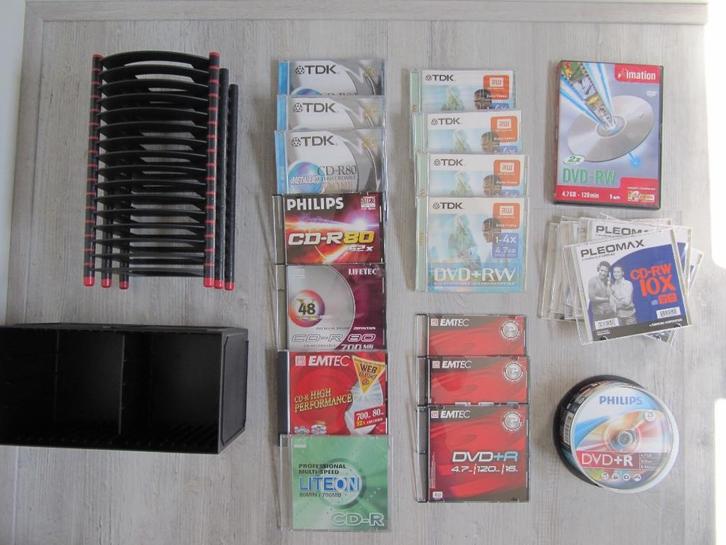 Beschrijfbare discs, Computers en Software, Beschrijfbare discs, Nieuw, Dvd, Herschrijfbaar, Op spindel, Ophalen of Verzenden