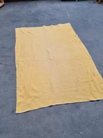 Vintage wollen deken kleur geel 184x131, Huis en Inrichting, Ophalen of Verzenden