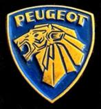 Peugeot schild logo speld-gelakt, Verzamelen, Verzenden, Nieuw, Transport, Speldje of Pin