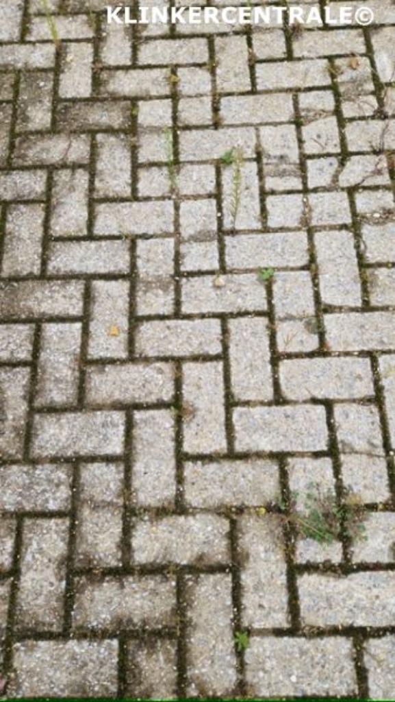 ROOIKORTING 2.500m2 grijs en antraciet betonklinkers bkk bss, Tuin en Terras, Tegels en Klinkers, Gebruikt, Klinkers, Beton, 10 m² of meer