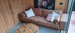 Wehkamps own 3-zits micro/ecoleer bank cognac, Huis en Inrichting, Ophalen, Gebruikt, Modern, tijdloos, Minder dan 75 cm