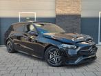 Mercedes C300e Station Zwart 2023 Amg-Pakket 313PK Pano 360, Ophalen, Zwart, Benzine