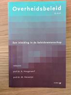 Overheidsbeleid, Ophalen of Verzenden, Zo goed als nieuw, Sociale wetenschap