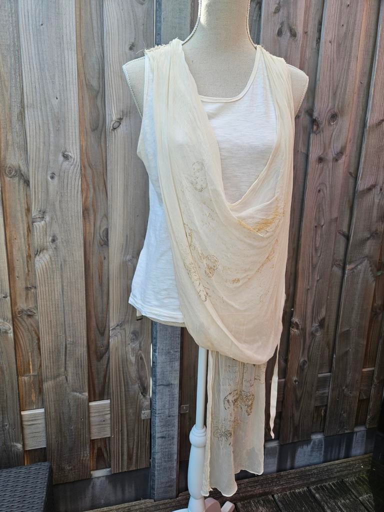 IKKS top, Kleding | Dames, Tops, Zo goed als nieuw, Maat 38/40 (M), Overige kleuren, Zonder mouw, Ophalen of Verzenden