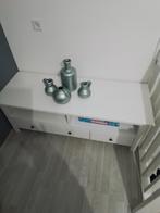 Televisiekast wit, Huis en Inrichting, Ophalen, Kunststof, 100 tot 150 cm, Zo goed als nieuw