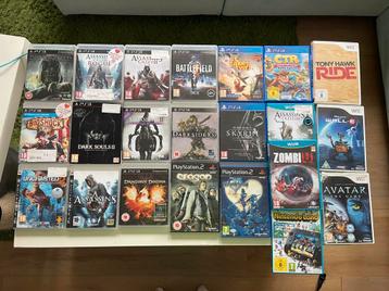 Diverse spellen, PS4, PS3, PS2, WiiU, Wii beschikbaar voor biedingen