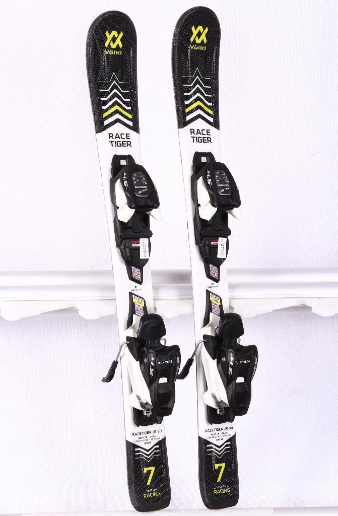 80 kinder ski's VOLKL RACETIGER JR 2022, grip walk, Sport en Fitness, Skiën en Langlaufen, Overige merken, Gebruikt, 100 tot 140 cm