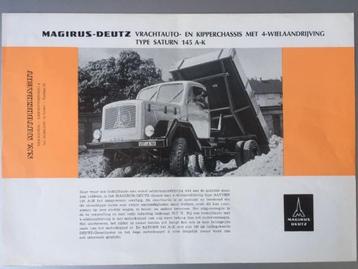 vijf type folders (sheets) magirus-deutz beschikbaar voor biedingen