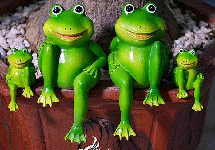 Kunst Kikker / Tuin Decoratie Dier Simulatie Vijver Beeld, Tuin en Terras, Tuinbeelden, Nieuw, Dierenbeeld, Overige materialen