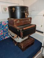 Antieke koffers/ hoedenkoffer, Ophalen of Verzenden