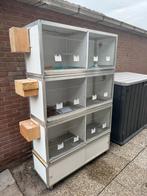 Kweekkooi vogels met automatisch verlichting, Dieren en Toebehoren, Vogels | Hokken en Kooien, Ophalen, Zo goed als nieuw, Aluminium