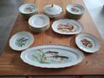 Pommier Dureil Servies met 22 dinerborden - Vis & Wild Decor, Antiek en Kunst, Ophalen of Verzenden