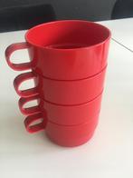 Mepal melamine soepkoppen - 4 stuks, Ophalen of Verzenden, Zo goed als nieuw