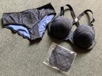 Marlies Dekkers setje (BH en twee slips), Marlies Dekkers, Ophalen of Verzenden, Blauw, Setje