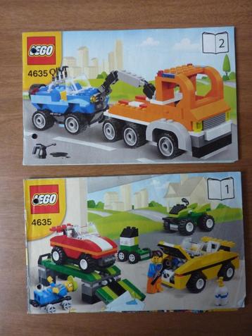 Lego Classic 4635 Spelen met voertuigen beschikbaar voor biedingen