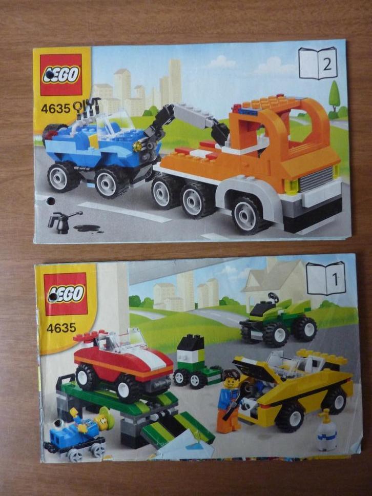 Lego Classic 4635 Spelen met voertuigen, Kinderen en Baby's, Speelgoed | Duplo en Lego, Gebruikt, Lego, Complete set, Ophalen of Verzenden