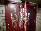 GRATIS: 3x kleine kroonluchter 43cm breed) 9x E14 fitting c8, Ophalen