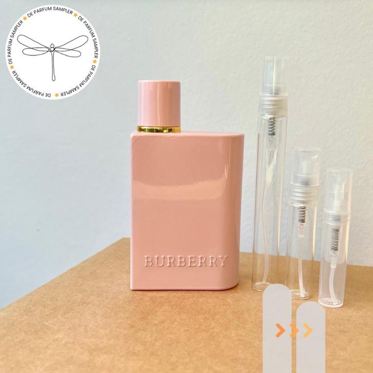 Burberry Her Elixir Sample + Gratis Verzonden, Sieraden, Tassen en Uiterlijk, Uiterlijk | Parfum, Nieuw, Ophalen of Verzenden