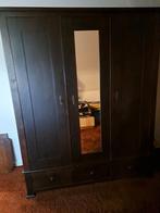 Grote gebruikte kledingkast met spiegel, Ophalen, Gebruikt, 200 cm of meer, Klassiek