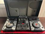 Pioneer DJ Set: 2x CDJ-400 & DJM-400 in Flightcase, Muziek en Instrumenten, Ophalen, Gebruikt, Dj-set, Pioneer