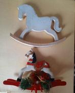 Vintage Kerst Paartjes Schommelpaardjes 1990, Gebruikt, Ophalen of Verzenden, Kaars, Minder dan 25 cm