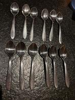 6 of 12 theelepels puntfilet, Ophalen of Verzenden, Zo goed als nieuw, Rvs of Chroom