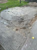 Gratis af te halen Cirkel terras, Tuin en Terras, Tegels en Klinkers, Ophalen, Gebruikt, Klinkers, 10 m² of meer