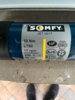 Somfy LT 50  10Nm rolluik motor met montageplaat en snoer., Doe-het-zelf en Verbouw, Rolluiken, Ophalen of Verzenden, Nieuw, Overige kleuren