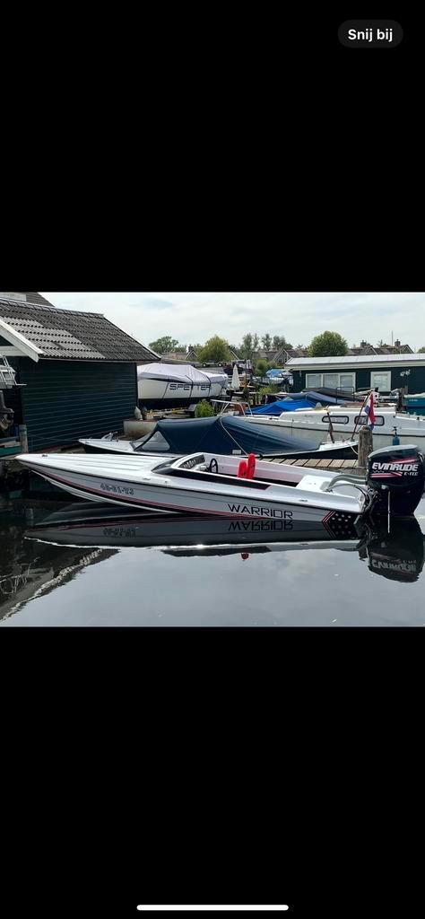 Warrior met Evinrude E-TEC 250 G1 ( Phantom, Ring, Bernico), Watersport en Boten, Speedboten, Gebruikt, 6 meter of meer, Benzine
