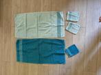 Handdoeken met washand, Huis en Inrichting, Badkamer | Badtextiel en Accessoires, Ophalen of Verzenden, Zo goed als nieuw, Blauw