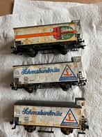 3 bierwagens Marklin, Ophalen of Verzenden, Gebruikt, Wisselstroom, Märklin