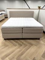 LUXE BOXSPRING 180 x 200 Beige - Geveerde Onderboxen, Beige, Ophalen of Verzenden, 200 cm, Nieuw