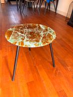 glazen bijzettafel, Ophalen, Minder dan 45 cm, Minder dan 55 cm, Rond