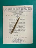 Motobécane Motorcycle Advertentie 1937 FRA/NL (Origineel), Ophalen of Verzenden, 1920 tot 1940, Knipsel(s)