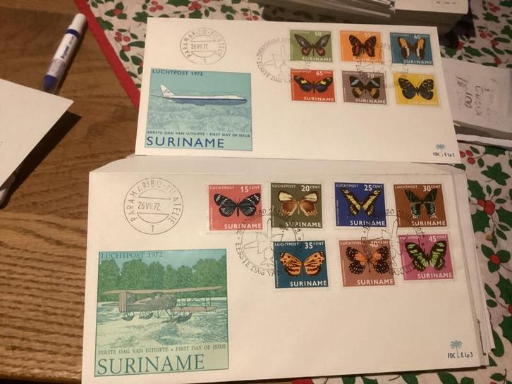 No6357 Suriname LP3 Heb ook van Nederland jaargangen fdc, Postzegels en Munten, Postzegels | Eerstedagenveloppen, Onbeschreven