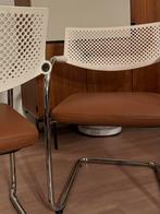 2 Vitra Antonio Citterio Design Eetkamerstoel Vergaderstoel, Huis en Inrichting, Stoelen, Ophalen, Twee, Bruin, Leer