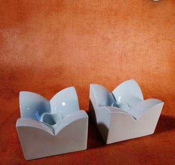 Set van 2 moderne kandelaars Arzberg retro vintage  beschikbaar voor biedingen