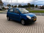 Kia Picanto 1.0 2011 | 5 DEURS | NAP | NIEUW APK | LEDER, Auto's, Zwart, 4 cilinders, Origineel Nederlands, Handgeschakeld