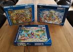 3 Disney puzzels van Ravensburger, Ophalen, 500 t/m 1500 stukjes, Zo goed als nieuw