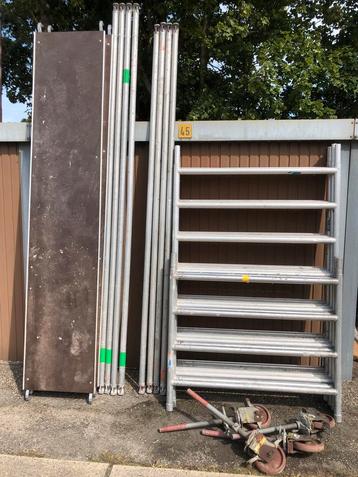 Euroscaffold/Solide steiger 135x305x6,20 werkhoogte beschikbaar voor biedingen