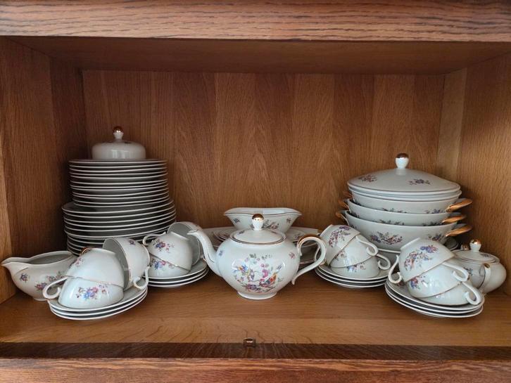 12-delige servies set - compleet, Antiek en Kunst, Antiek | Servies compleet, Ophalen