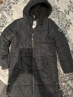 Lange zwarte winterjas mt 158-164, Ophalen, Gebruikt, Meisje, Jas