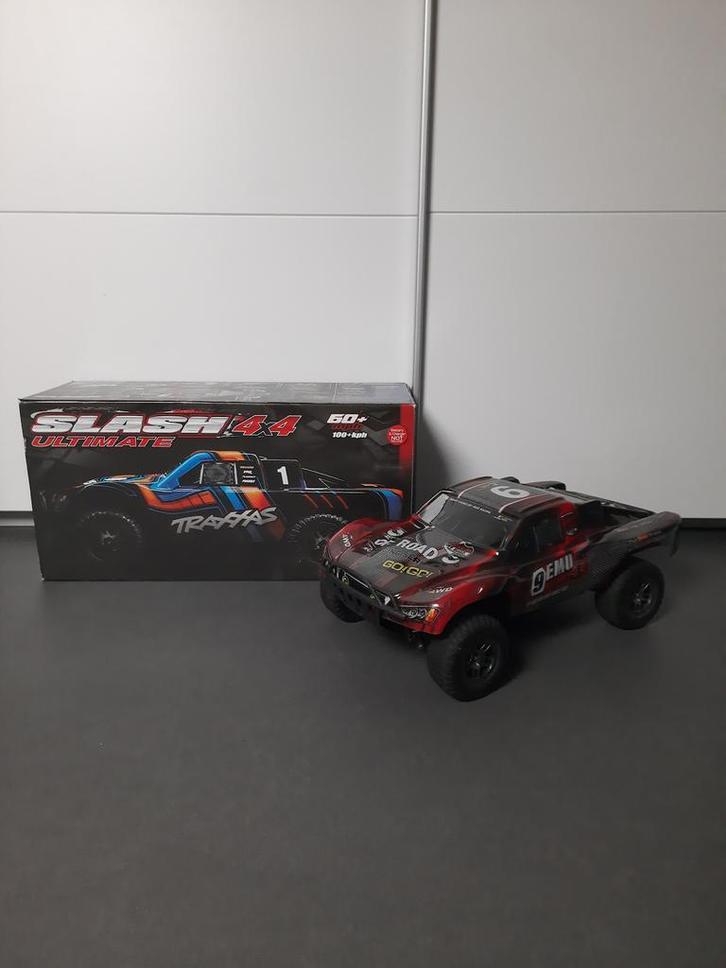 Traxxas Slash 4x4 ultimate, Hobby en Vrije tijd, Modelbouw | Radiografisch | Auto's, Zo goed als nieuw, Auto offroad, Elektro