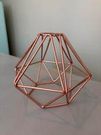 Rosegouden Lampenkap - 19cm hoog, Overige kleuren, Ophalen of Verzenden, Zo goed als nieuw, Overige vormen