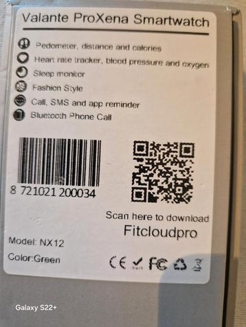 Valante Proxena Smartwatch groen beschikbaar voor biedingen