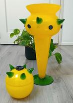 Bohemia Crystal in de stijl Sipek Borek vaas en schaal, Ophalen of Verzenden