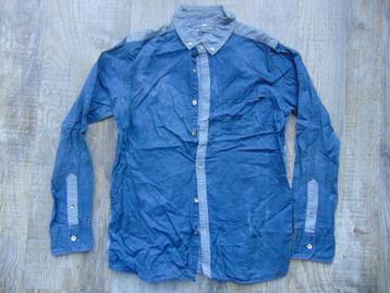 WE overhemd blauw maat 146 lange mouwen beschikbaar voor biedingen