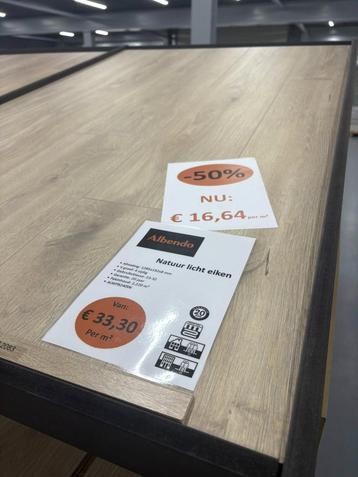 8mm Natuur Licht Eiken laminaat €16,65m2 beschikbaar voor biedingen