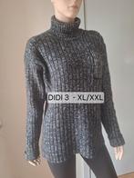 Warme zwart witte wollen coltrui van Didi maat 3- XL/XXL, Kleding | Dames, Grote Maten, Didi, Ophalen of Verzenden, Zo goed als nieuw