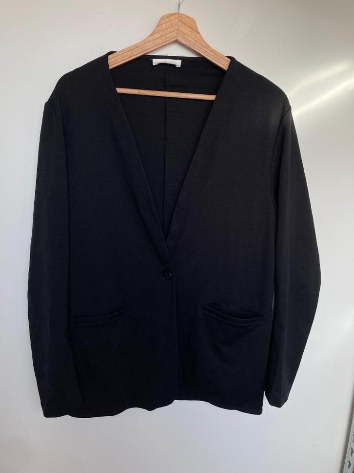 Alchemist halflange zwarte kraagloze blazer maat M, Kleding | Dames, Jasjes, Kostuums en Pakken, Zo goed als nieuw, Jasje, Maat 38/40 (M)